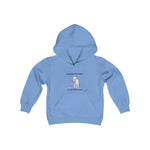 Load image into Gallery viewer, Curiosity Cat-Youth Heavy Blend Hooded Sweatshirt
