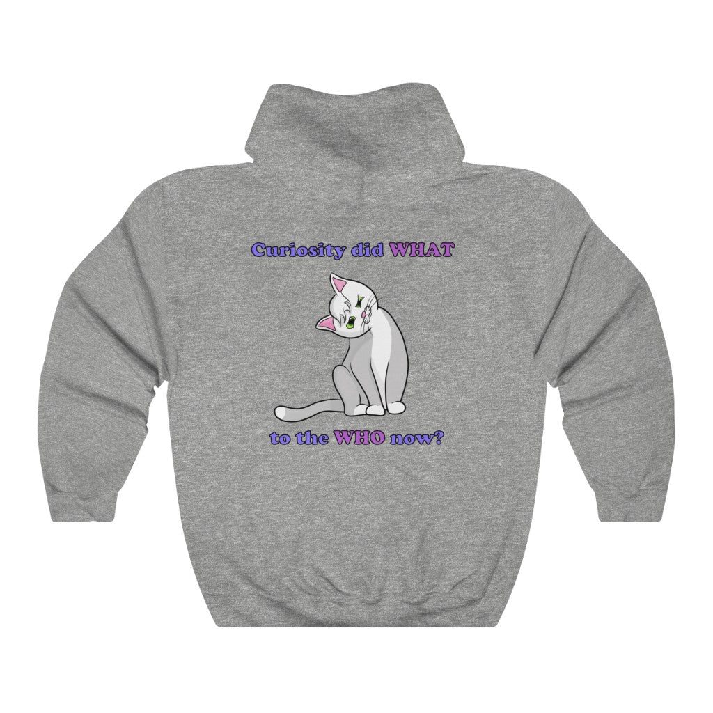 Curiosity Cat-Unisex Heavy Blend™ Hooded Sweatshirt