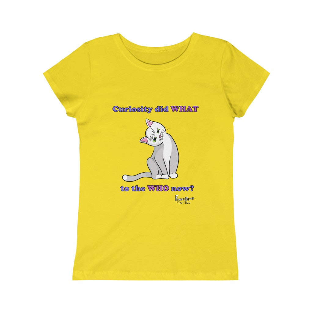 Curiosity Cat-Girls Princess Cotton Tee
