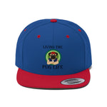 Load image into Gallery viewer, Pug Life-Unisex Flat Bill Hat
