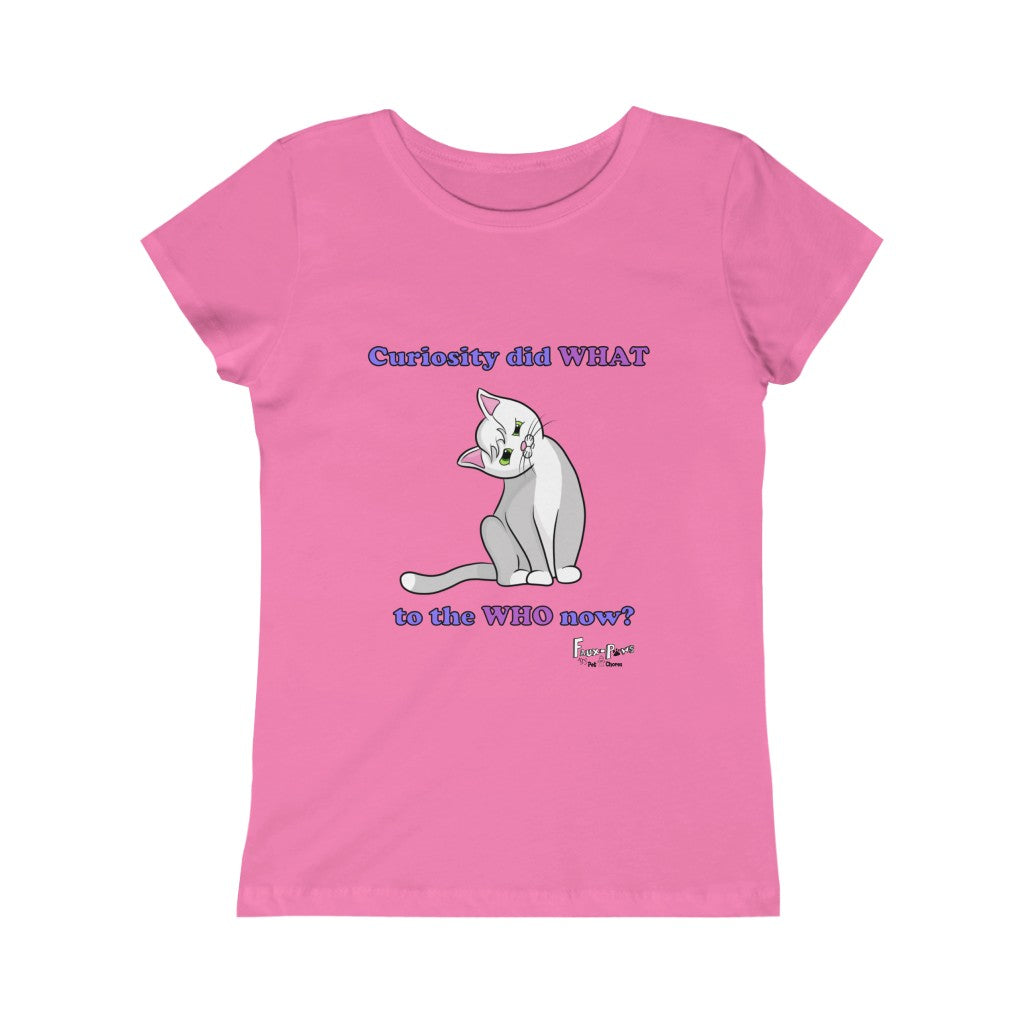 Curiosity Cat-Girls Princess Cotton Tee