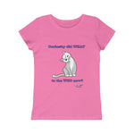 Load image into Gallery viewer, Curiosity Cat-Girls Princess Cotton Tee
