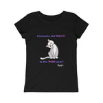 Load image into Gallery viewer, Curiosity Cat-Girls Princess Cotton Tee
