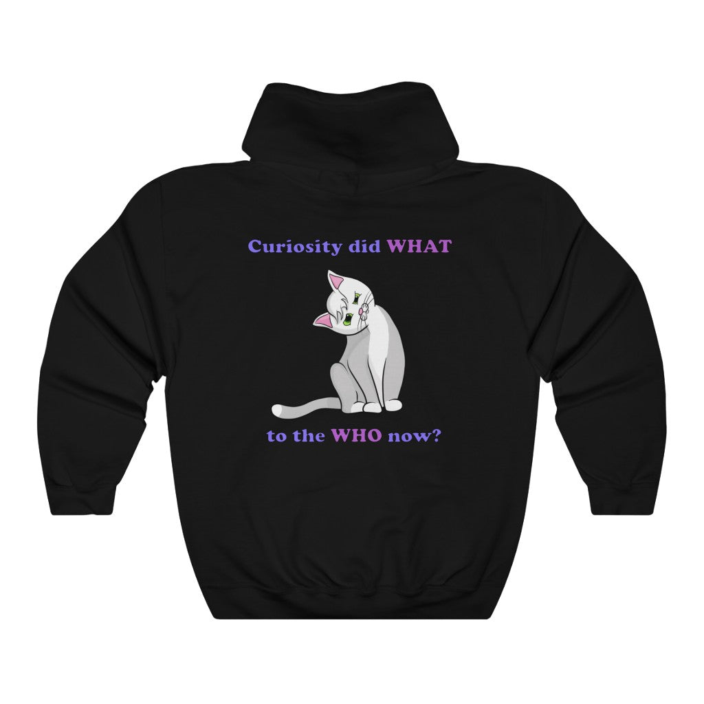 Curiosity Cat-Unisex Heavy Blend™ Hooded Sweatshirt