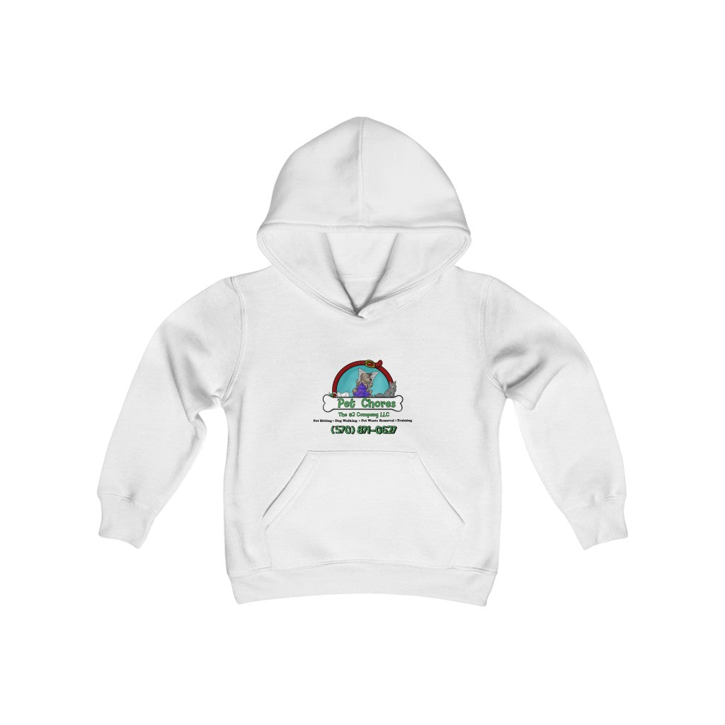 Pet Chores-Youth Heavy Blend Hooded Sweatshirt