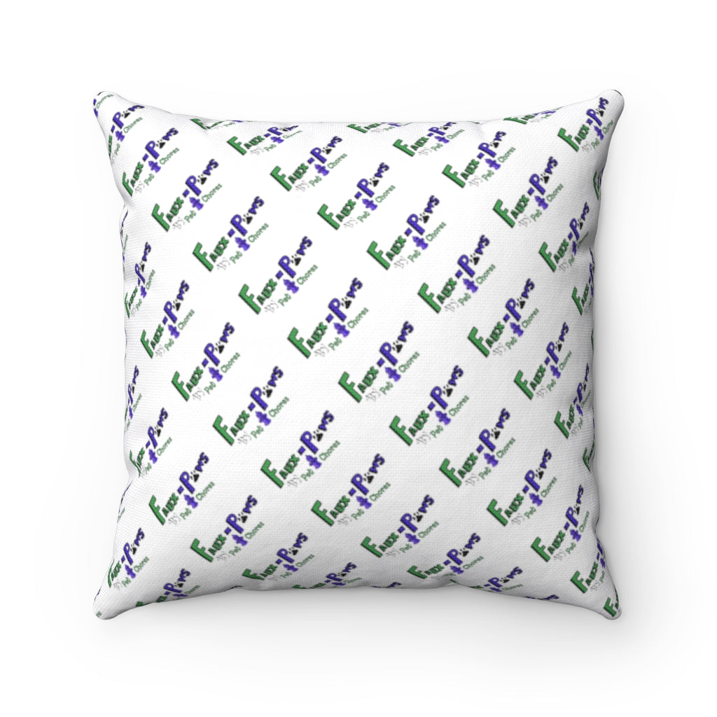 Judging you-Spun Polyester Square Throw Pillow