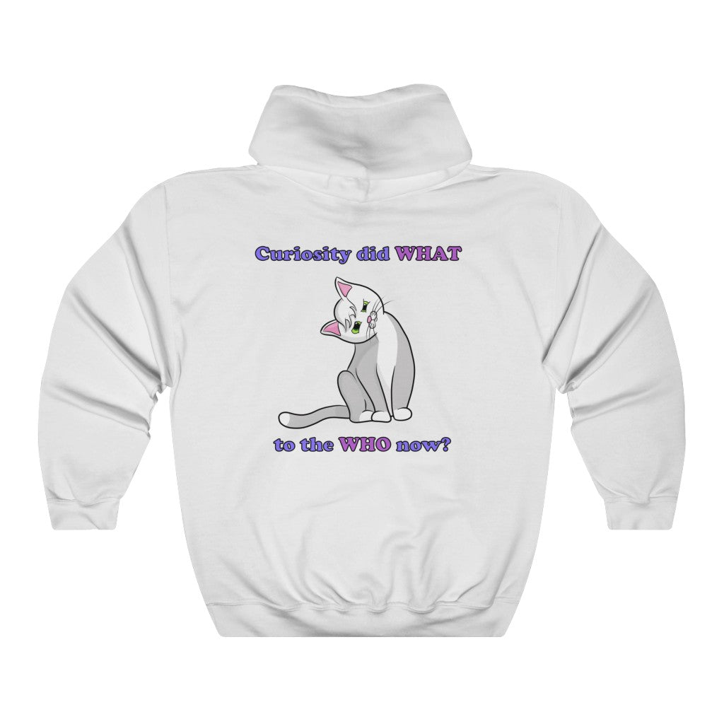Curiosity Cat-Unisex Heavy Blend™ Hooded Sweatshirt