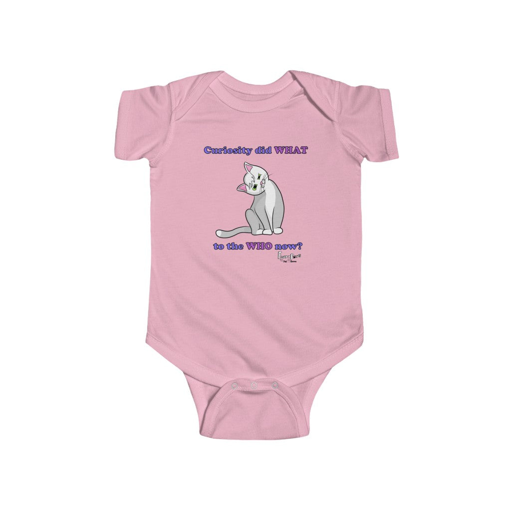 Curiosity Cat-Infant Fine Jersey Bodysuit