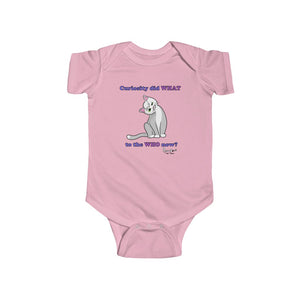 Curiosity Cat-Infant Fine Jersey Bodysuit