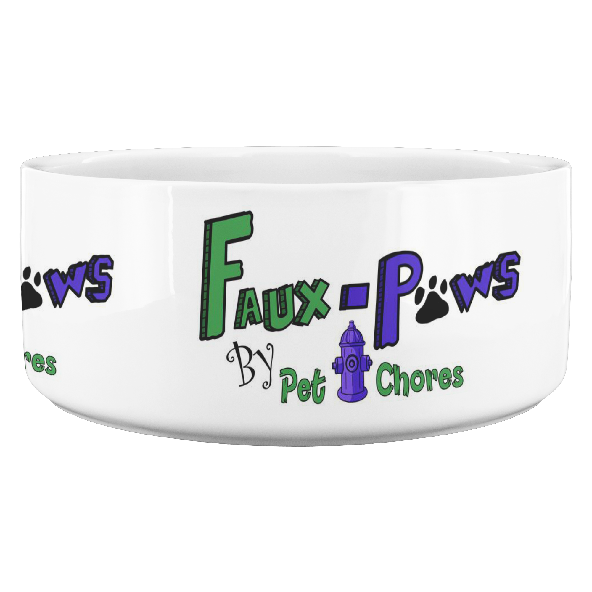 Faux-Paws-Dog Bowl