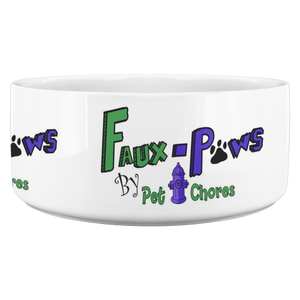 Faux-Paws-Dog Bowl