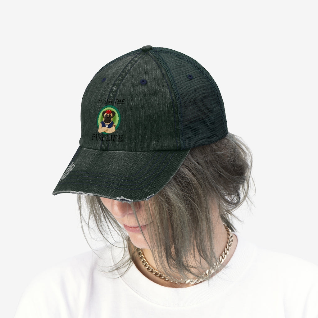Pug Life-Unisex Trucker Hat