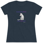 Load image into Gallery viewer, Curiosity Cat-Women&#39;s Triblend Tee
