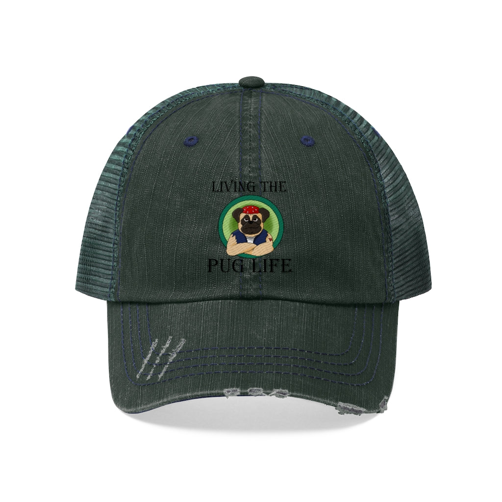 Pug Life-Unisex Trucker Hat