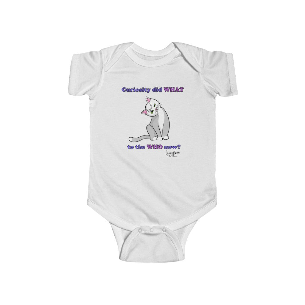 Curiosity Cat-Infant Fine Jersey Bodysuit