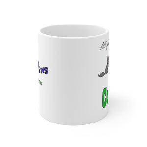 Cats & Coffee-11oz Ceramic Mug