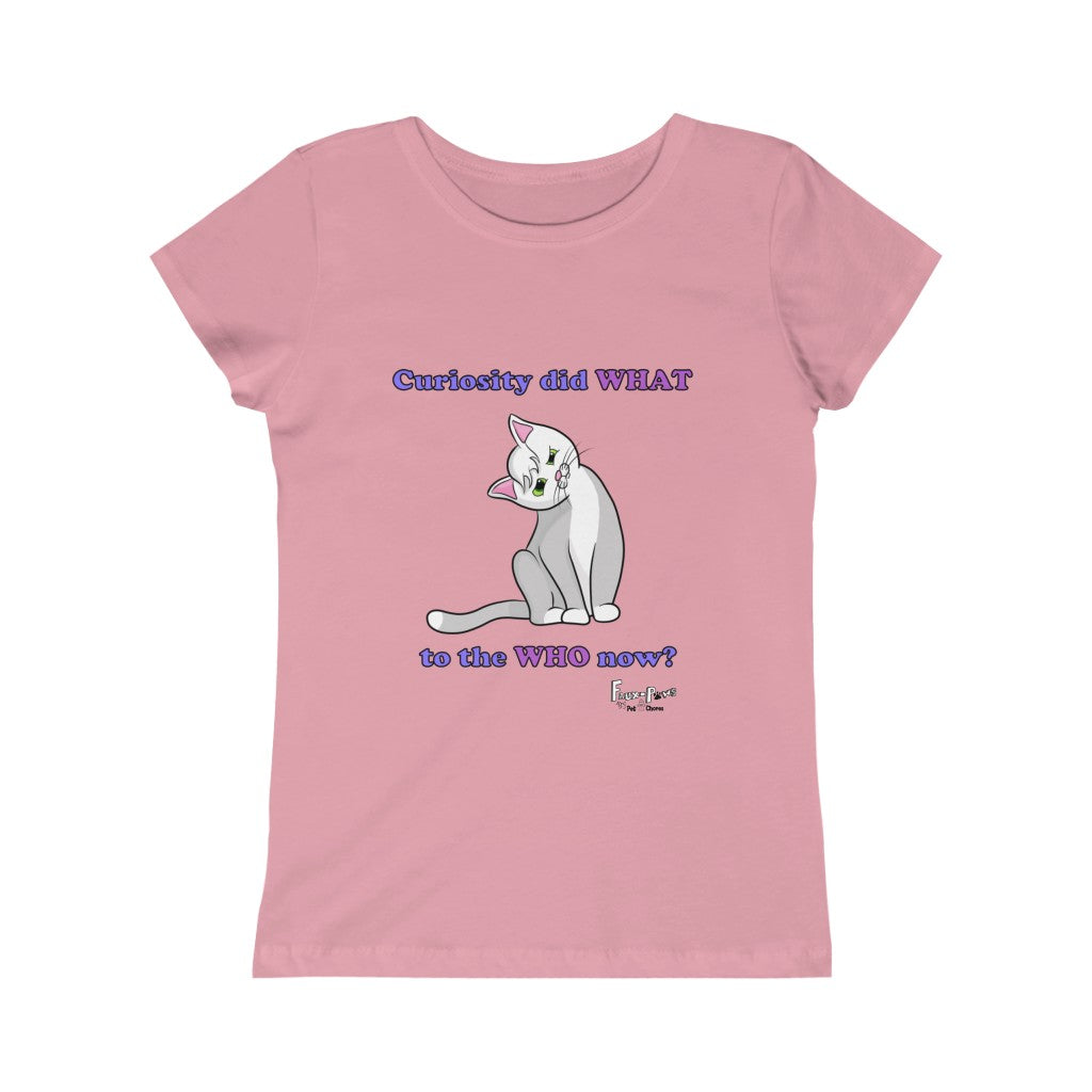 Curiosity Cat-Girls Princess Cotton Tee