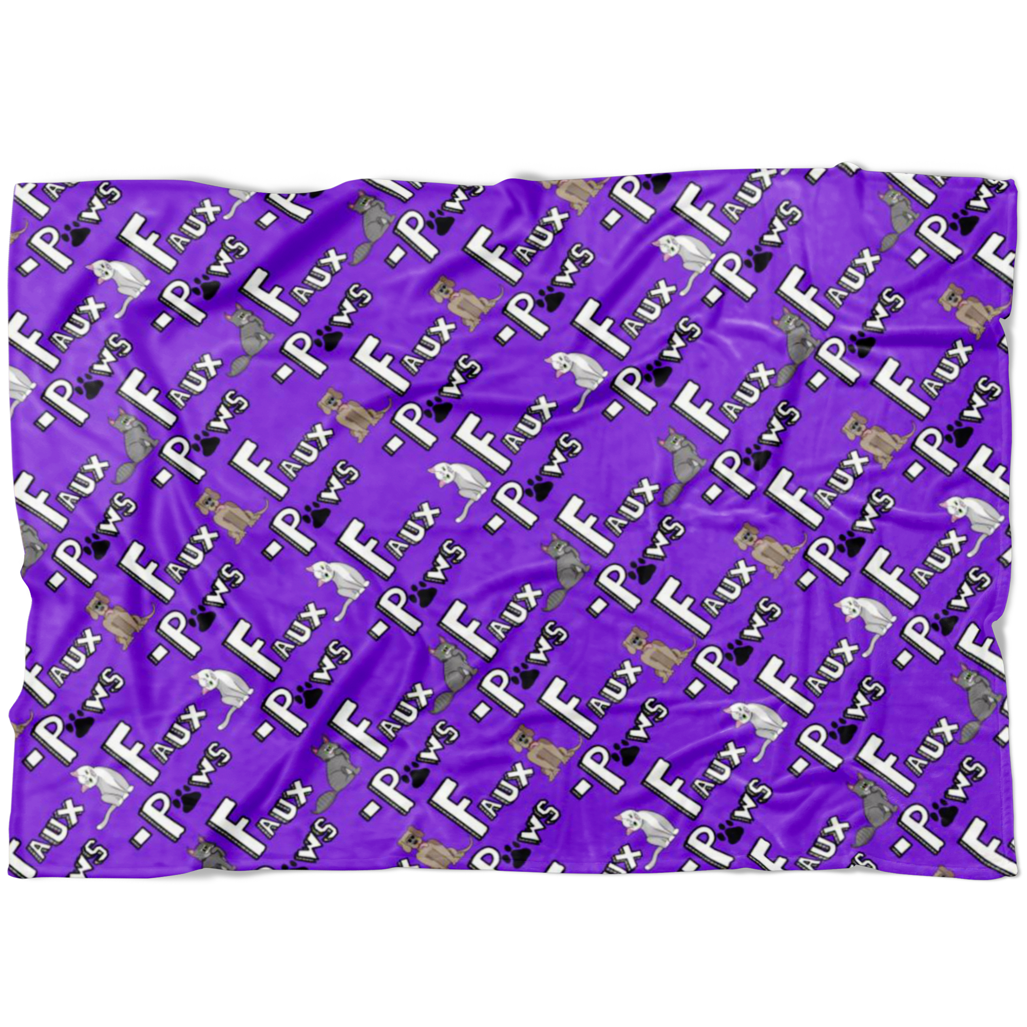 Faux-Paws Fleece Blanket