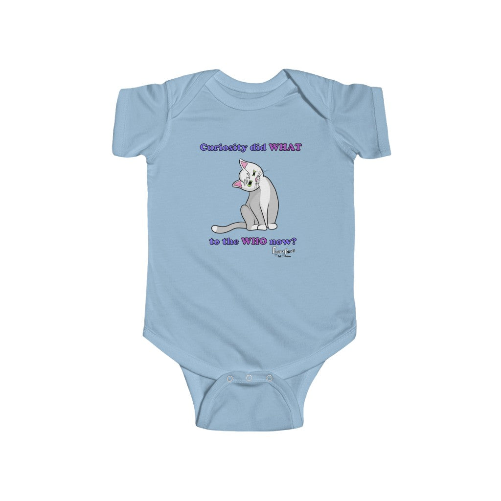 Curiosity Cat-Infant Fine Jersey Bodysuit