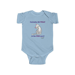 Curiosity Cat-Infant Fine Jersey Bodysuit