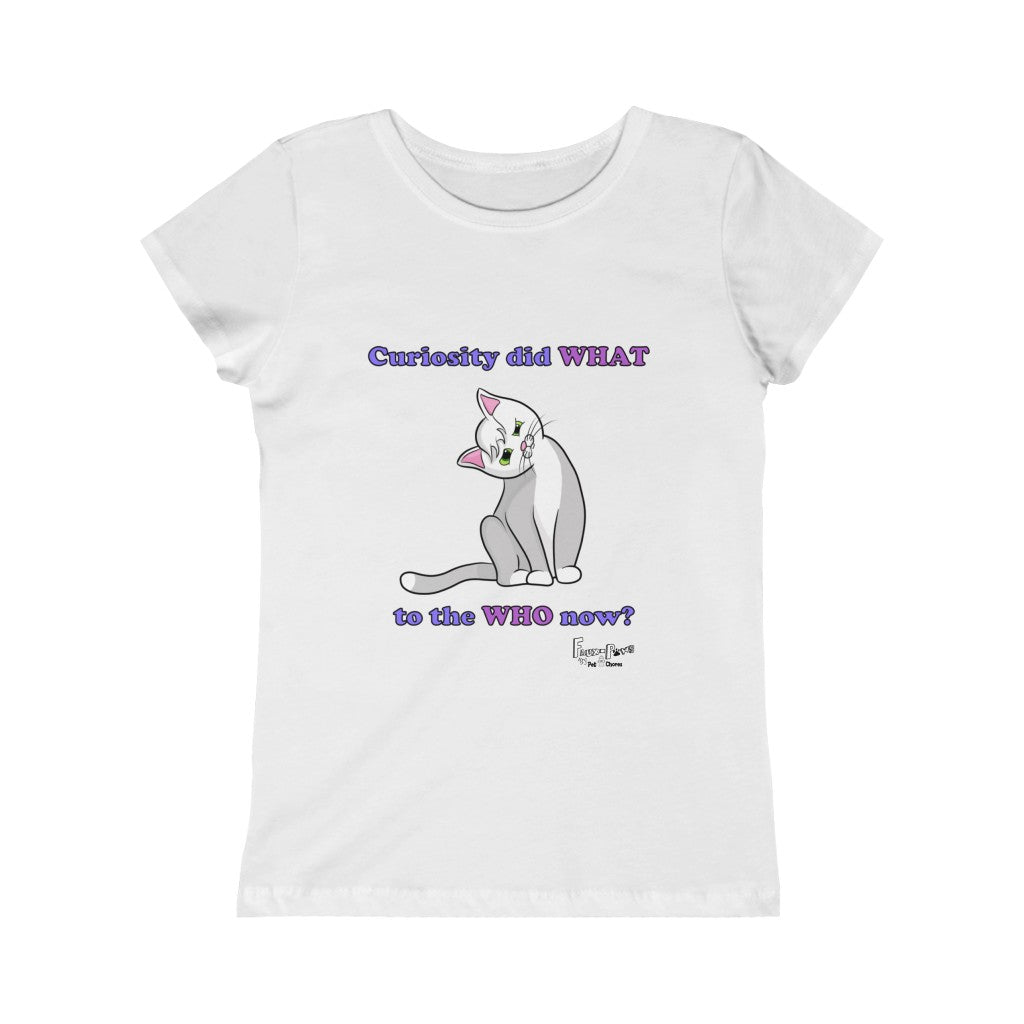 Curiosity Cat-Girls Princess Cotton Tee