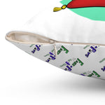 Load image into Gallery viewer, Judging you-Spun Polyester Square Throw Pillow
