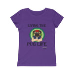 Load image into Gallery viewer, Pug Life-Girls Princess Cotton Tee

