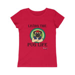 Load image into Gallery viewer, Pug Life-Girls Princess Cotton Tee
