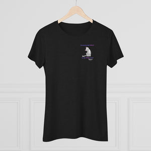 Curiosity Cat-Women's Triblend Tee