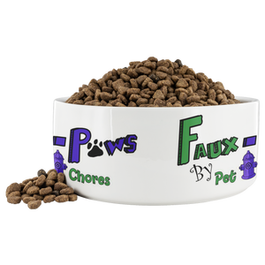 Faux-Paws-Dog Bowl