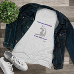 Load image into Gallery viewer, Curiosity Cat-Women&#39;s Triblend Tee
