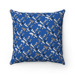 Load image into Gallery viewer, Diversity is love-Spun Polyester Square Pillow-Blue

