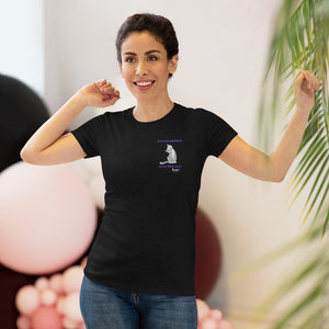 Curiosity Cat-Women's Triblend Tee