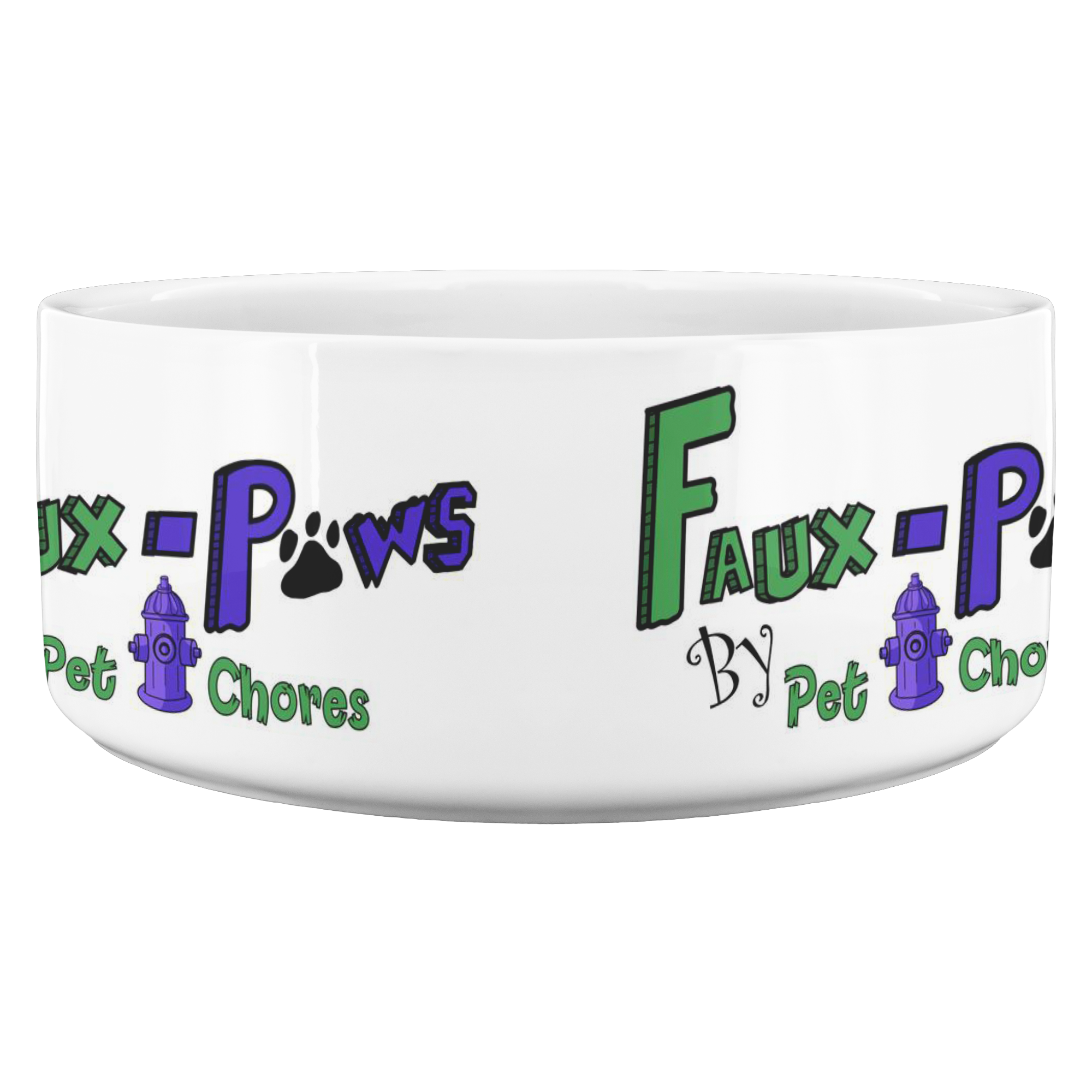 Faux-Paws-Dog Bowl